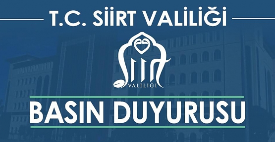 SİİRT VALİLİĞİ İL UMUMİ HIFZISSIHHA KURUL  KARARLARI