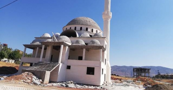 Şirvan İlçemizde Yapılan Cami Tamamlanmak Üzere