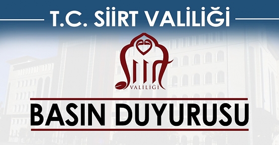 SİİRT VALİLİĞİNDEN, BUZLANMA, TİPİ, ÇIĞ VE ZİRAİ DON UYARISI!