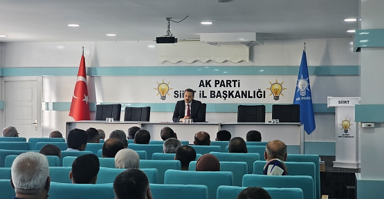 AK Parti Siirt İl Teşkilatında Yürütme Kurulu Belli Oldu