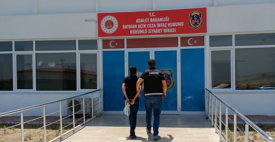 Siirt’te Hakkında kesinleşmiş 8 Yıl 9 Ay Hapis Cezası Olan Uyuşturucu Taciri Tutuklandı