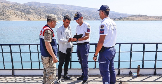 Siirt Ilısu Baraj Göleti'nde Yük ve Yolcu Tekneleri Denetlendi