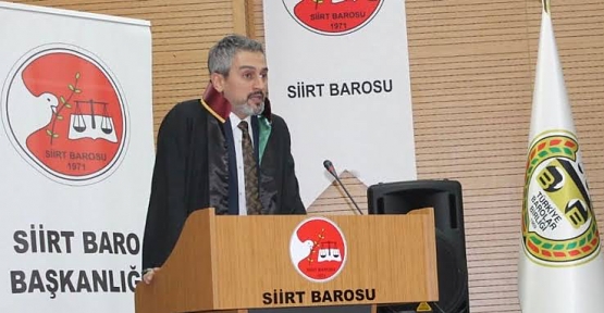 Siirt Barosu Başkanı Av. Muhammed Alptekin Güven Tazeledi