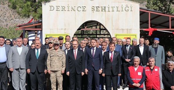 SİİRT’İN BAYKAN İLÇESİNE BAĞLI DERİNCE KÖYÜ ŞEHİTLERİ DUALARLA ANILDI!