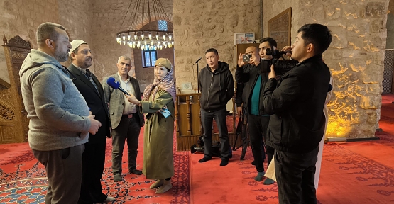 Siirt Tarihi Ulu Cami’nin Tarihi, Uluslararası Basın Mensuplarına Anlatıldı