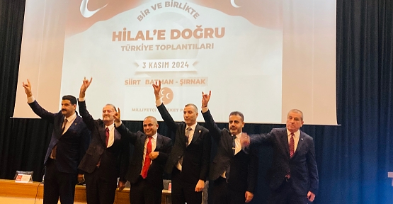 “Bir ve Birlikte Hilal’e Doğru” Türkiye Toplantısı Siirt’te Yapıldı