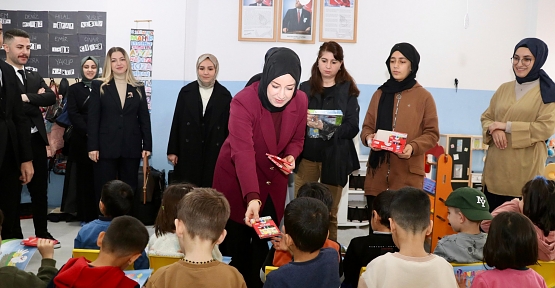 Vali Eşi Nurten Kızılkaya’dan Kurtalan Sümer Anaokulu’na Anlamlı Ziyaret