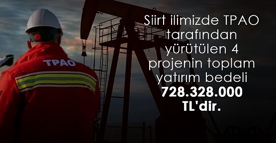 Siirt’te 2024 Yılında 1 Milyon 200 Bin Varil Petrol Üretildi