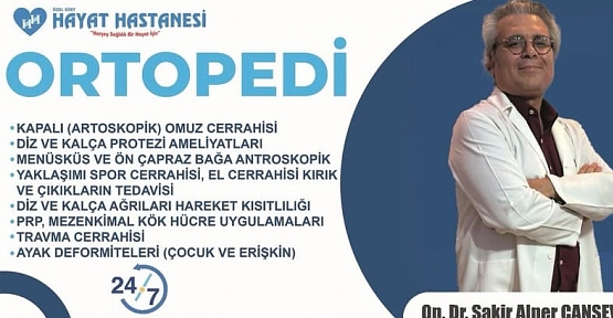 Ortopedi Dr. Şakir Alper Cansever'den Çocuklarda Büyüme Ağrıları Hakkında Bilgilendirme