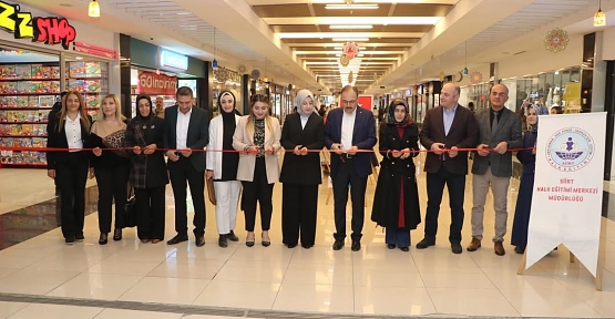 Siirt Halk Eğitim Merkezi’nden Emek ve Sanat Dolu ‘Mart Ayı Ürün Sergisi’ Açıldı!