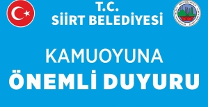 Siirt Belediyesinden Basın Açıklaması