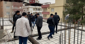 Siirt Belediyesi Ekipleri İnşaatlarda Denetimlere Devam Ediyor