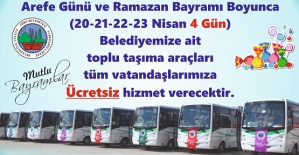 Siirt'te Ramazan Bayramında Toplu Taşıma Ücretsiz Olacak