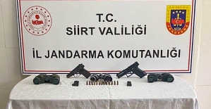 Siirt’te ’Silah ve Mühimmat Kaçakçılığı’’ Yapan 2 Şahıs Yakalandı