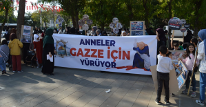 Siirtli Anneler, Gazze'de Katledilen Anneler ve Çocukları İçin Yürüdü