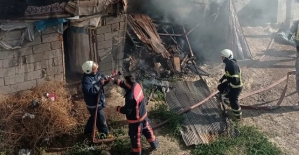 Siirt’te Odunlukta Çıkan Yangın Korkuttu