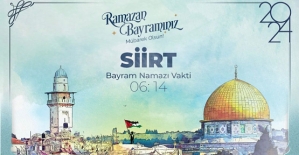 Siirt ve İlçeleri İçin Bayram Namazı Saatleri Belli Oldu