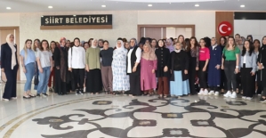 Siirt Belediye Eş Başkanı Sofya Alağaş Kadın Personellerle Bir Araya Geldi