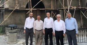 Siirt İl Müftüsü Şakir Pinal, Veysel Karani Beldesi Camii İnşaatını İnceledi