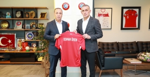 Osman Ören, TFF Başkanı İbrahim Ethem Hacıosmanoğlu’nu Ziyaret Etti