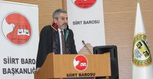 Siirt Barosu Başkanı Av. Muhammed Alptekin Güven Tazeledi