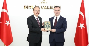 Vali Kızılkaya,Bitlis Valisi Ahmet Karakaya’yı Ziyaret Etti