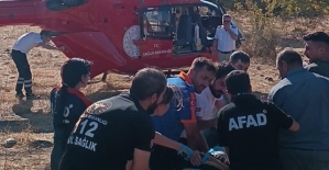 Tillo/Akyayla Köyü’nde Ağaçtan Düşen Vatandaş İçin Hava Ambulansı Seferber Edildi