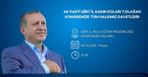 AK Parti Siirt Kadın Kolları Kongresi Pazar Günü Gerçekleştirilecek