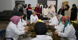 Vali Eşi Nurten Kızılkaya’dan Kadın Kooperatifine Ziyaret